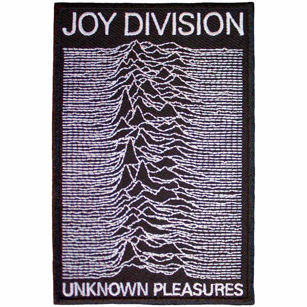 Joy Division - Unknown Pleasures Patch - Schwarz